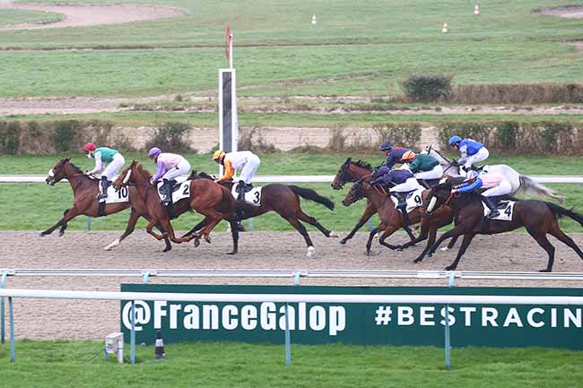 Photo d'arrivée de la course pmu PRIX DE HIEVILLE à DEAUVILLE le Mercredi 12 janvier 2022
