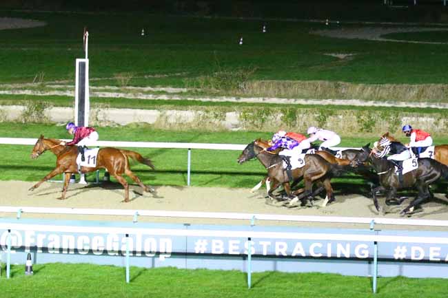Photo d'arrivée de la course pmu PRIX DE DOUVILLE à DEAUVILLE le Vendredi 4 février 2022
