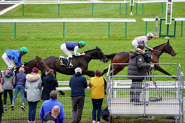 Photo d'arrivée de la course pmu PRIX DE L'ARTOIS à COMPIEGNE le Dimanche 13 mars 2022