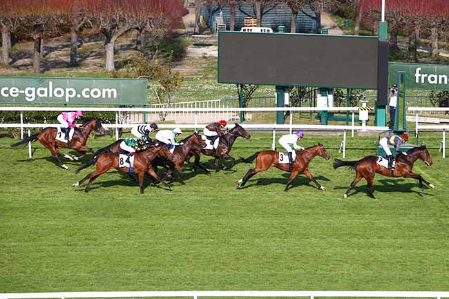 Photo d'arrivée de la course pmu PRIX BRIDAINE à SAINT CLOUD le Jeudi 24 mars 2022