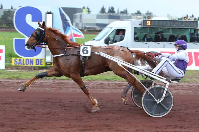 Photo d'arrivée de la course pmu PRIX CONSEIL MUNICIPAL SALON-DE-PROVENCE à SALON DE PROVENCE le Mercredi 30 mars 2022