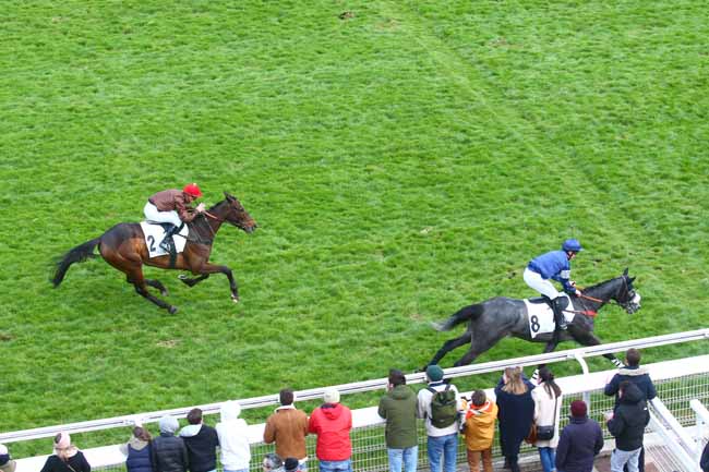 Photo d'arrivée de la course pmu PRIX VIRELAN à AUTEUIL le Dimanche 3 avril 2022