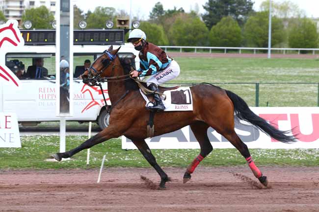 Photo d'arrivée de la course pmu PRIX GRAND NATIONAL DES JOCKEYS à REIMS le Mercredi 13 avril 2022