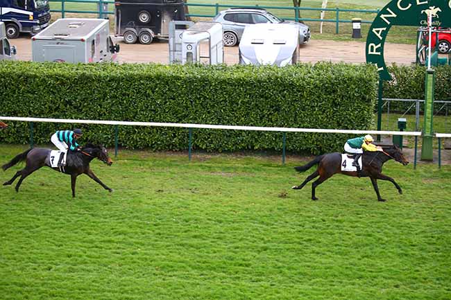 Photo d'arrivée de la course pmu PRIX DE LA FUTAIE DES EPINETTES à CHANTILLY le Mercredi 13 avril 2022