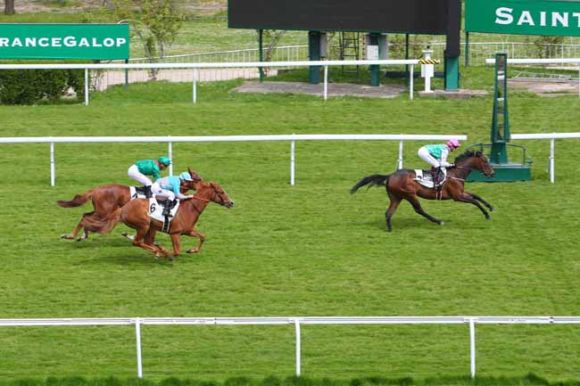 Photo d'arrivée de la course pmu PRIX PHEBE à SAINT CLOUD le Lundi 18 avril 2022