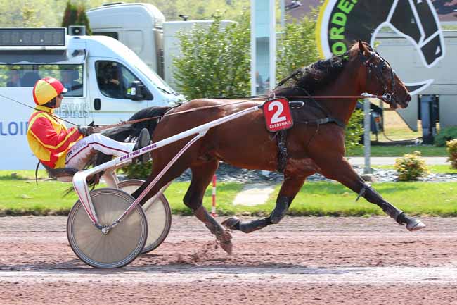 Photo d'arrivée de la course pmu PRIX DE LA VILLE DE CORDEMAIS à CORDEMAIS le Mercredi 20 avril 2022