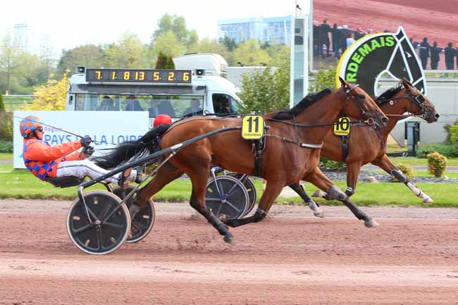 Photo d'arrivée de la course pmu PRIX PIERRE RAFFRE à CORDEMAIS le Mercredi 20 avril 2022