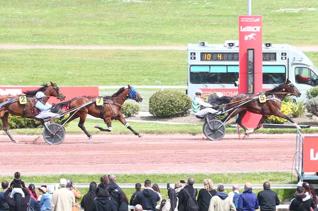 Photo d'arrivée de la course pmu PRIX DE LA VILLE D'EAUBONNE à ENGHIEN le Samedi 23 avril 2022