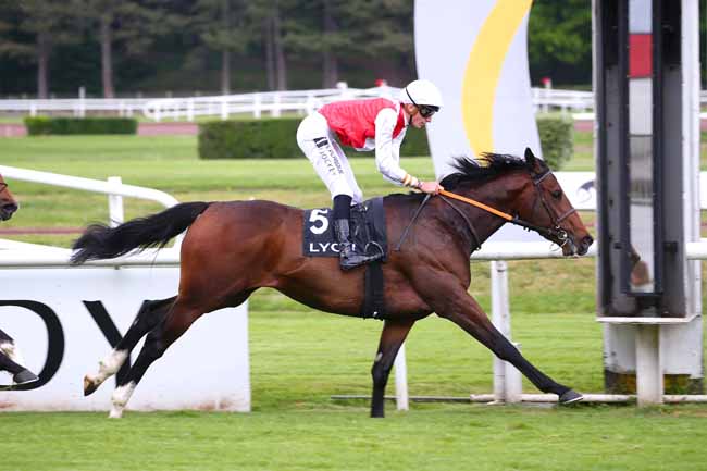 Photo d'arrivée de la course pmu PRIX ANDRE PALMER à LYON PARILLY le Jeudi 5 mai 2022