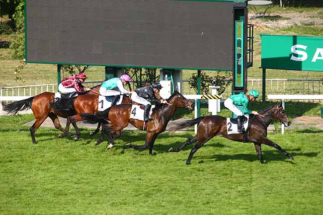 Photo d'arrivée de la course pmu PRIX CADET ROUSSEL à SAINT CLOUD le Dimanche 8 mai 2022