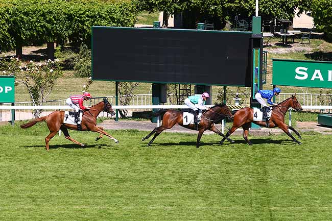 Photo d'arrivée de la course pmu PRIX LA TROIENNE à SAINT CLOUD le Vendredi 13 mai 2022