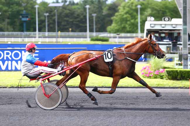 Photo d'arrivée de la course pmu PRIX MARCEL PERLBARG à PARIS-VINCENNES le Mardi 24 mai 2022