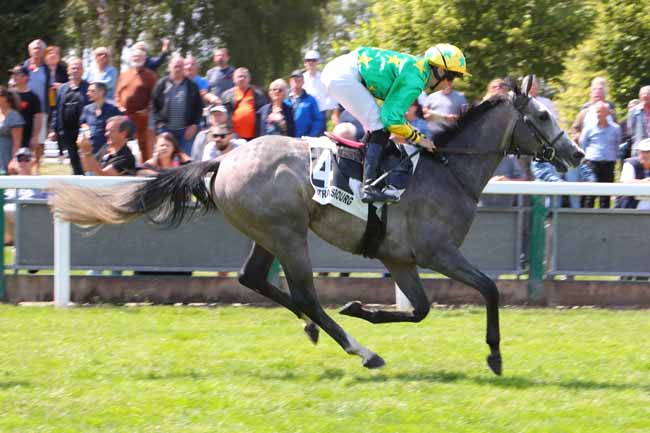 Photo d'arrivée de la course pmu PRIX BECK BOISSONS (PRIX ROCK'N ROLL) à STRASBOURG le Lundi 30 mai 2022