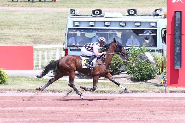 Photo d'arrivée de la course pmu PRIX D'ESTRY à ENGHIEN le Samedi 9 juillet 2022