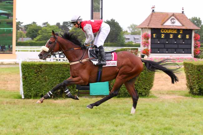 Photo d'arrivée de la course pmu PRIX PARISTURF (PRIX DE L'OUDON) à CLAIREFONTAINE le Jeudi 21 juillet 2022