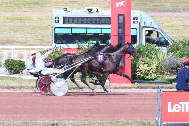 Photo d'arrivée de la course pmu PRIX DE MILAN à ENGHIEN le Samedi 23 juillet 2022