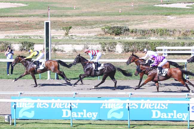 Photo d'arrivée de la course pmu PRIX DE LA VILLA PERSANE à DEAUVILLE le Mardi 2 août 2022