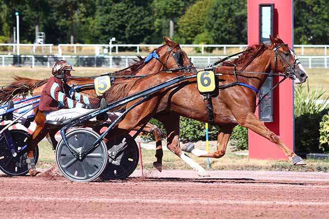 Photo d'arrivée de la course pmu PRIX DE BALIZAC à ENGHIEN le Samedi 6 août 2022