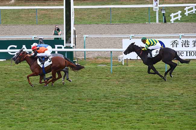 Photo d'arrivée de la course pmu PRIX DU MEZERAY à DEAUVILLE le Lundi 15 août 2022