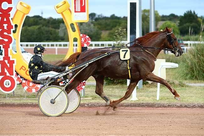 Photo d'arrivée de la course pmu PRIX DU CASINO PARTOUCHE DE PORNICHET à PORNICHET le Vendredi 19 août 2022