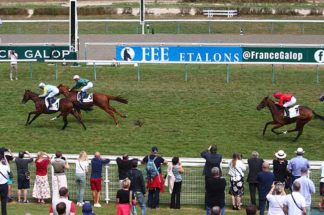 Photo d'arrivée de la course pmu PRIX D'AVRANCHES à DEAUVILLE le Samedi 20 août 2022