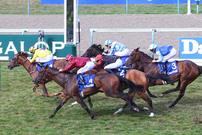 Photo d'arrivée de la course pmu DARLEY PRIX DE POMONE à DEAUVILLE le Dimanche 21 août 2022