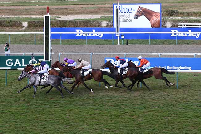 Photo d'arrivée de la course pmu PRIX DE L'AVANT-PORT D'HONFLEUR à DEAUVILLE le Dimanche 21 août 2022