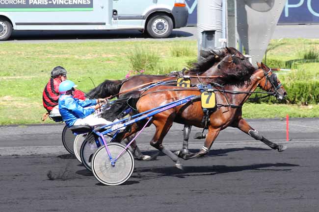Photo d'arrivée de la course pmu PRIX DE SAINT-MANDE à PARIS-VINCENNES le Samedi 27 août 2022