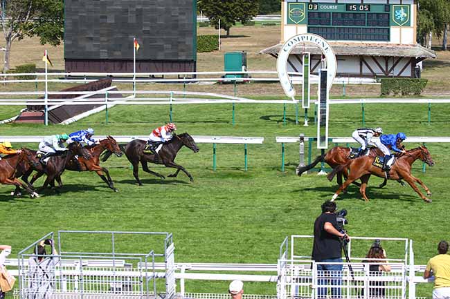 Photo d'arrivée de la course pmu PRIX DE L'AVESNOIS à COMPIEGNE le Mercredi 31 août 2022