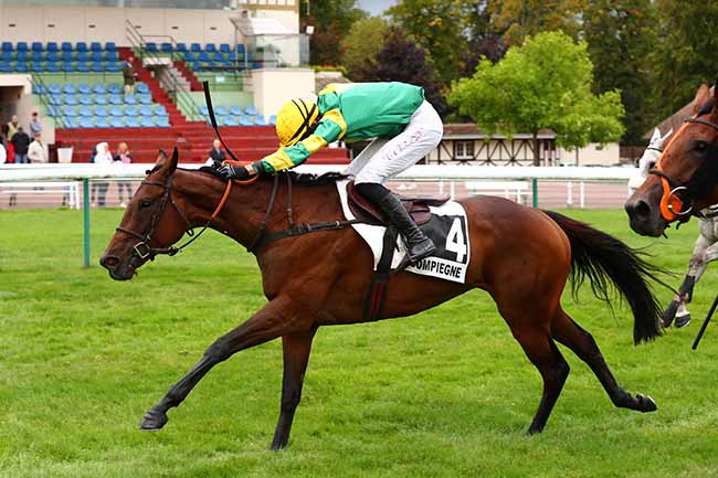 Photo d'arrivée de la course pmu PRIX LANISTE à COMPIEGNE le Vendredi 9 septembre 2022