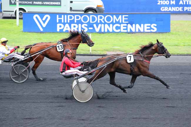 Photo d'arrivée de la course pmu PRIX D'EAUBONNE à PARIS-VINCENNES le Samedi 10 septembre 2022