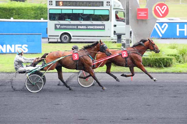 Photo d'arrivée de la course pmu PRIX D'ARGELES à PARIS-VINCENNES le Samedi 10 septembre 2022