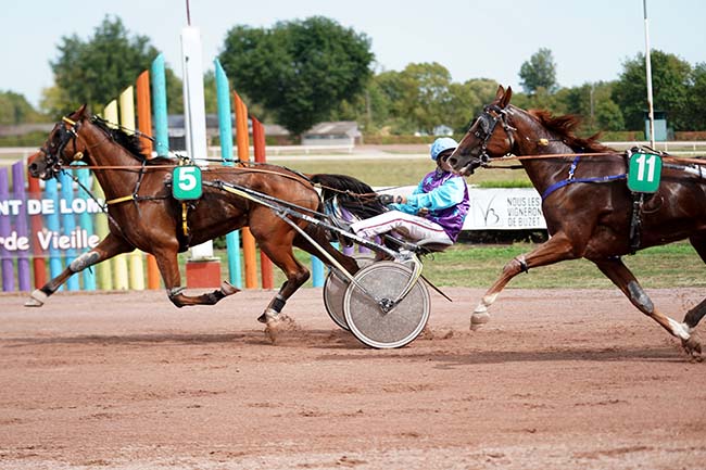 Photo d'arrivée de la course pmu PRIX ETONNANT à BEAUMONT DE LOMAGNE le Lundi 12 septembre 2022