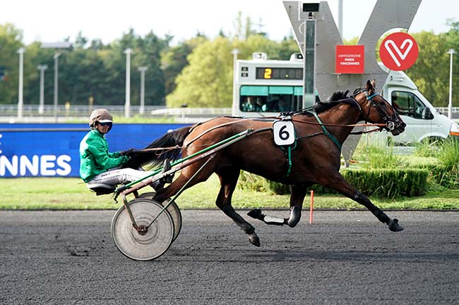 Photo d'arrivée de la course pmu PRIX AGRIPPA à PARIS-VINCENNES le Mardi 13 septembre 2022