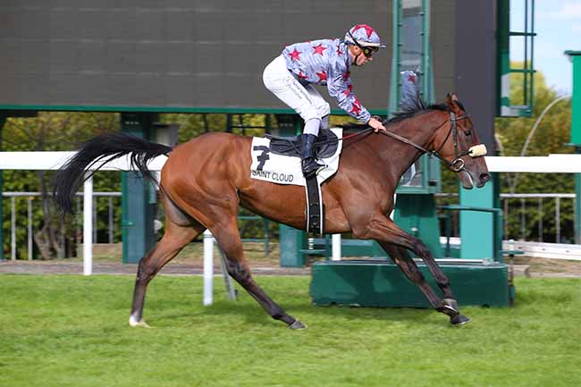 Photo d'arrivée de la course pmu PRIX DU LIEU PLAISANT à SAINT CLOUD le Lundi 19 septembre 2022