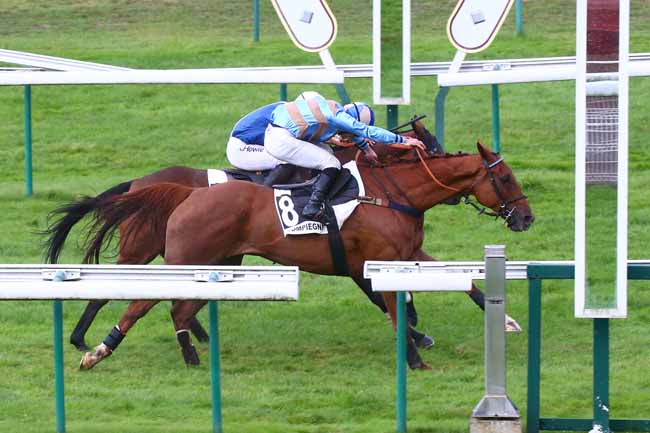 Photo d'arrivée de la course pmu PRIX DE CHABLIS à COMPIEGNE le Mardi 27 septembre 2022