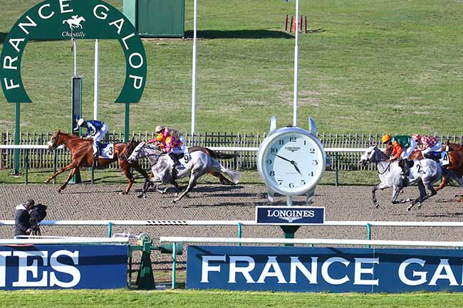 Photo d'arrivée de la course pmu PRIX DE L'YSIEUX à CHANTILLY le Jeudi 29 septembre 2022