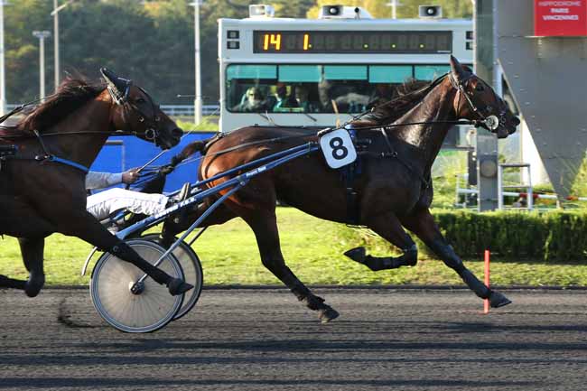 Photo d'arrivée de la course pmu PRIX ALDEBARAN à PARIS-VINCENNES le Mardi 4 octobre 2022
