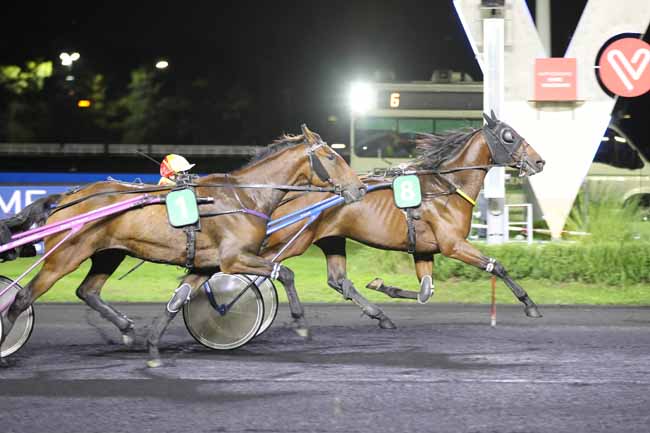 Photo d'arrivée de la course pmu PRIX ETAMIN à PARIS-VINCENNES le Vendredi 7 octobre 2022