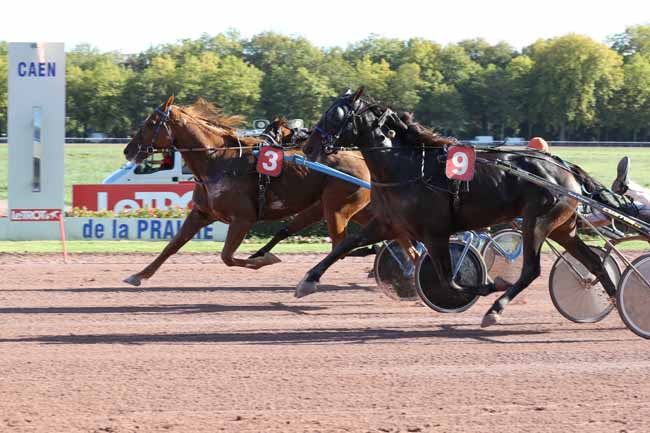 Photo d'arrivée de la course pmu PRIX D'ISIGNY-SUR-MER à CAEN le Samedi 8 octobre 2022