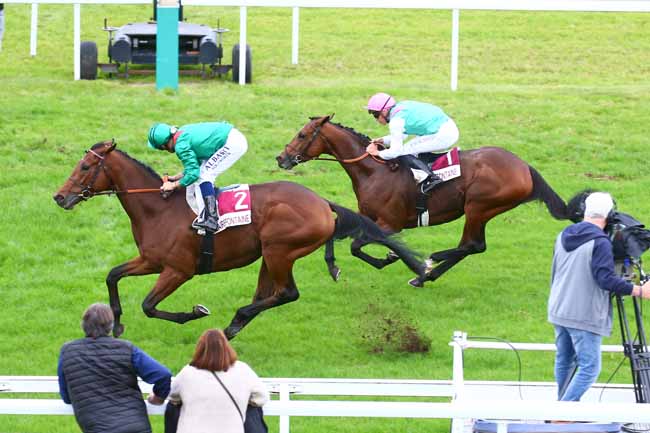 Photo d'arrivée de la course pmu PRIX GODOLPHIN POUR LA MFR BALLEROY (PRIX ASHMORE) à CLAIREFONTAINE le Lundi 17 octobre 2022