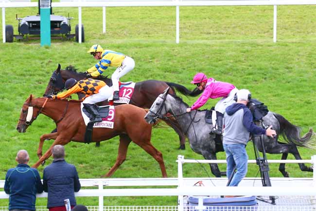 Photo d'arrivée de la course pmu PRIX DE LA CLOTURE DE LA JOURNEE DECOUVERTE (PRIX DE LA COUTURE BARDIN) à CLAIREFONTAINE le Lundi 17 octobre 2022