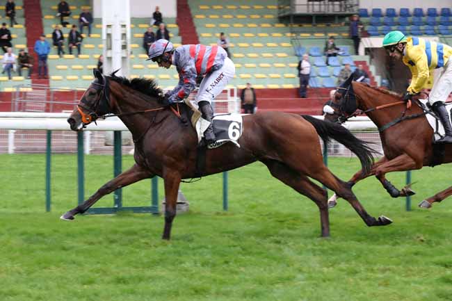 Photo d'arrivée de la course pmu PRIX DE BOURGES à COMPIEGNE le Lundi 17 octobre 2022