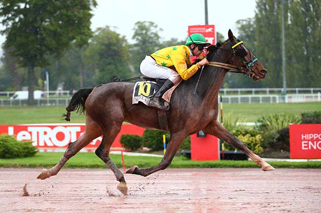 Photo d'arrivée de la course pmu PRIX DE JONQUIERES à ENGHIEN le Lundi 17 octobre 2022