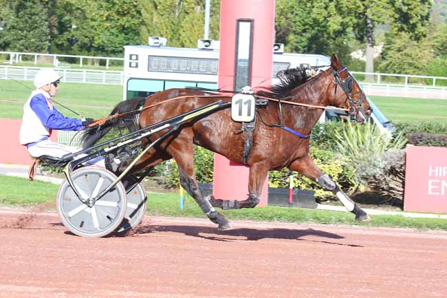 Photo d'arrivée de la course pmu PRIX DE LA PLACE DES VOSGES à ENGHIEN le Samedi 22 octobre 2022