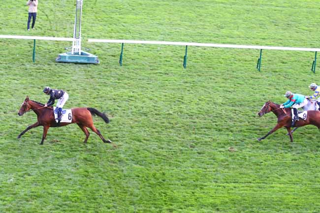 Photo d'arrivée de la course pmu PRIX DE PONTHIEU à LONGCHAMP le Dimanche 23 octobre 2022