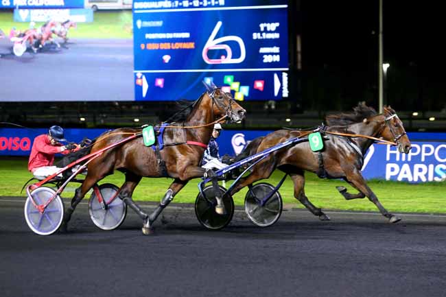 Photo d'arrivée de la course pmu PRIX CALIFORNIA à PARIS-VINCENNES le Mardi 25 octobre 2022