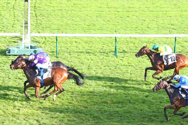 Photo d'arrivée de la course pmu PRIX DE LA MONNAIE DE PARIS à LONGCHAMP le Jeudi 27 octobre 2022