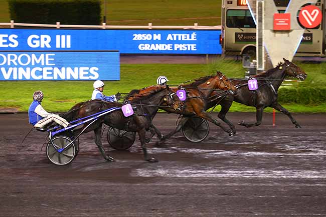 Photo d'arrivée de la course pmu PRIX DES CEVENNES à PARIS-VINCENNES le Jeudi 3 novembre 2022