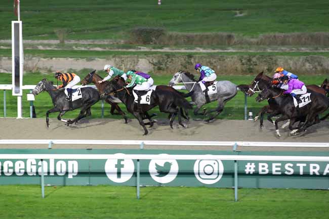 Photo d'arrivée de la course pmu PRIX DES PRUNIERS à DEAUVILLE le Samedi 5 novembre 2022